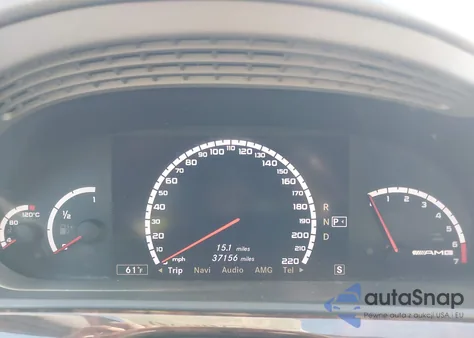 2007 Mercedes-Benz S 65 Amg z USA, uszkodzony, nr VIN WDDNG79X97A144750